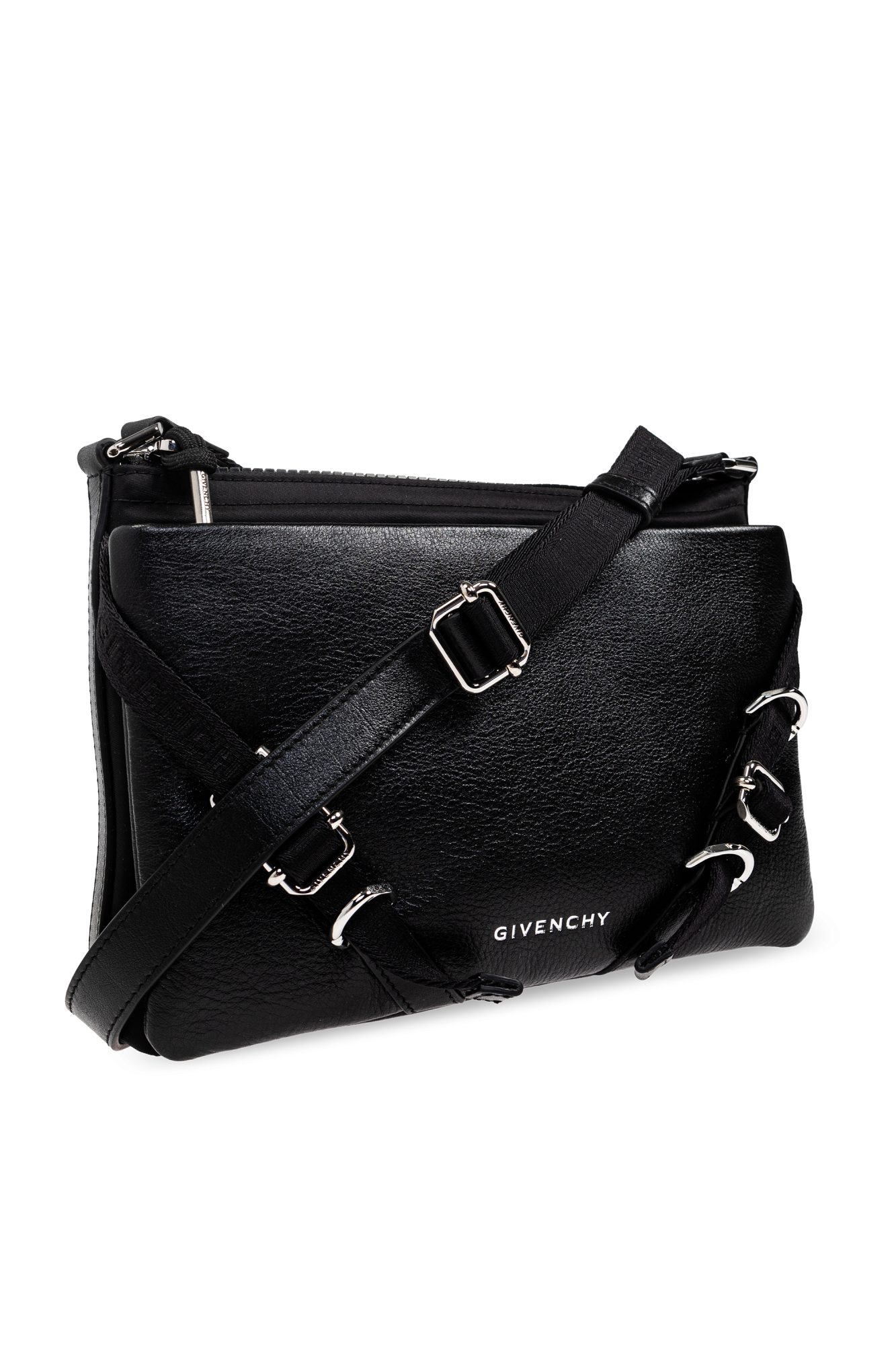 ショルダーバッグ・ポシェット GIVENCHY 'Voyou buckles' shoulder bag Black hg24549b-Givenchy-Voyou-black-